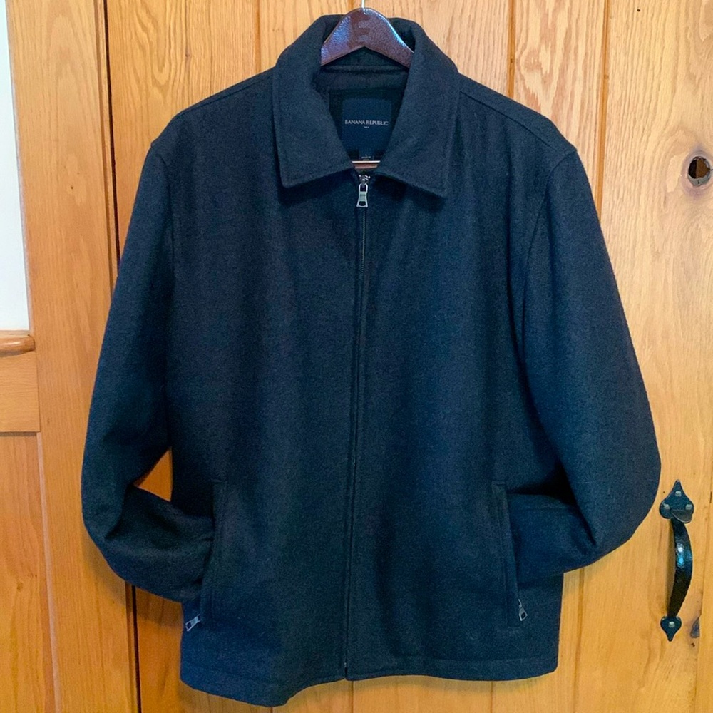 Men’s Banana Republic wool jacket.